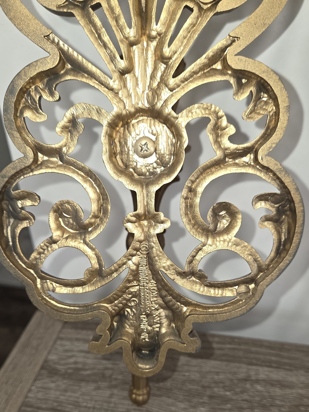 Set of 2 VTG Burwood Products Syroco Gold Hollywood Regency Wall Candle Sconces. - Picture 13 of 13
